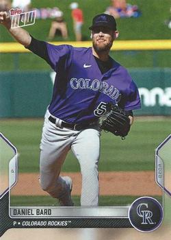 2022 Topps Now Road to Opening Day Colorado Rockies #OD-401 Daniel Bard Front