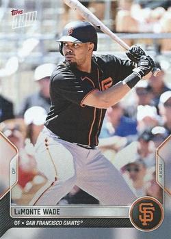 2022 Topps Now Road to Opening Day San Francisco Giants #OD-440 LaMonte Wade Front
