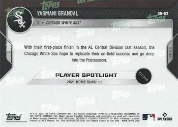 2022 Topps Now Road to Opening Day Chicago White Sox #OD-83 Yasmani Grandal Back