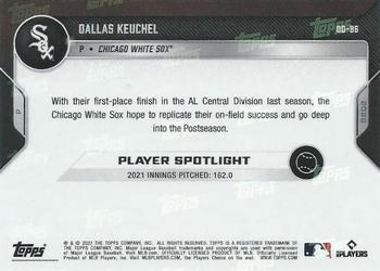 2022 Topps Now Road to Opening Day Chicago White Sox #OD-86 Dallas Keuchel Back