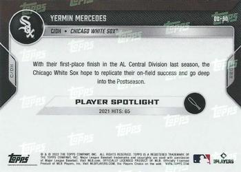 2022 Topps Now Road to Opening Day Chicago White Sox #OD-90 Yermin Mercedes Back
