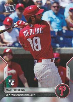 2022 Topps Now Road to Opening Day Philadelphia Phillies #OD-276 Matt Vierling Front