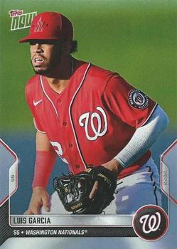 2022 Topps Now Road to Opening Day Washington Nationals #OD-289 Luis Garcia Front