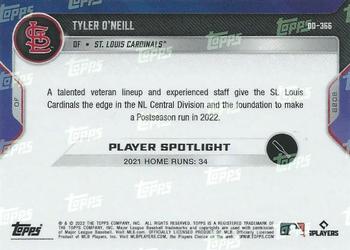2022 Topps Now Road to Opening Day St. Louis Cardinals #OD-366 Tyler O'Neill Back