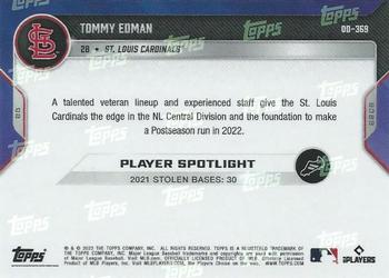 2022 Topps Now Road to Opening Day St. Louis Cardinals #OD-369 Tommy Edman Back