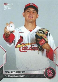 2022 Topps Now Road to Opening Day St. Louis Cardinals #OD-373 Giovanny Gallegos Front