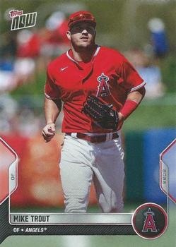 2022 Topps Now Road to Opening Day Los Angeles Angels #OD-167 Mike Trout Front