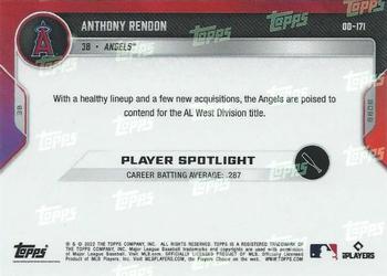 2022 Topps Now Road to Opening Day Los Angeles Angels #OD-171 Anthony Rendon Back