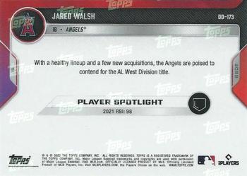 2022 Topps Now Road to Opening Day Los Angeles Angels #OD-173 Jared Walsh Back