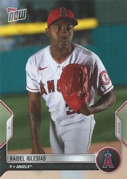 2022 Topps Now Road to Opening Day Los Angeles Angels #OD-180 Raisel Iglesias Front