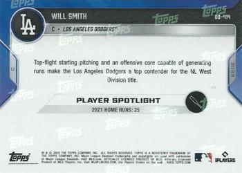 2022 Topps Now Road to Opening Day Los Angeles Dodgers #OD-414 Will Smith Back
