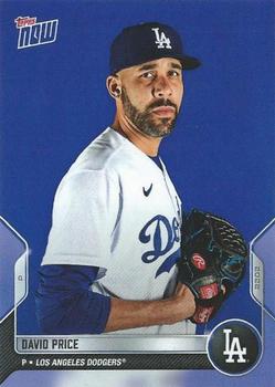 2022 Topps Now Road to Opening Day Los Angeles Dodgers #OD-419 David Price Front