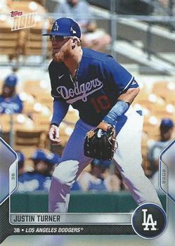 2022 Topps Now Road to Opening Day Los Angeles Dodgers #OD-420 Justin Turner Front