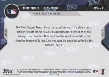 2020-21 Topps Now Off-Season #OS-24 Mike Trout / Juan Soto Back
