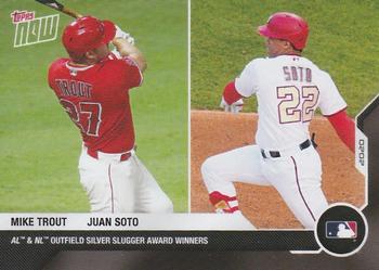 2020-21 Topps Now Off-Season #OS-24 Mike Trout / Juan Soto Front
