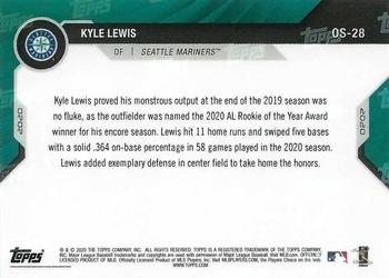 2020-21 Topps Now Off-Season #OS-28 Kyle Lewis Back