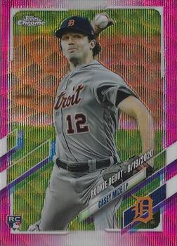 2021 Topps Chrome Update - Pink Wave Refractor #USC73 Casey Mize Front