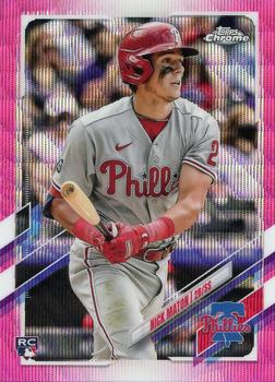 2021 Topps Chrome Update - Pink Wave Refractor #USC77 Nick Maton Front