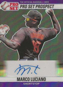 2021 Pro Set - Autographs #PS-ML1 Marco Luciano Front