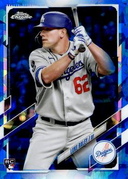 2021 Topps Chrome Update Sapphire Edition #US7 Luke Raley Front