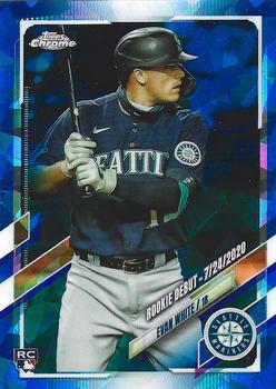 2021 Topps Chrome Update Sapphire Edition #US73 Evan White Front