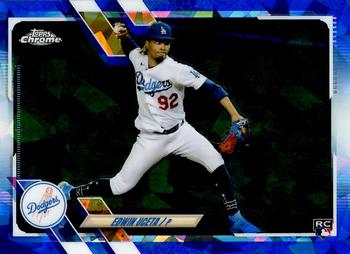 2021 Topps Chrome Update Sapphire Edition #US162 Edwin Uceta Front