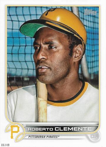 2022 Topps (Series One) 5x7 #285 Roberto Clemente Front