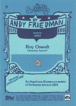 2022 Topps Spotlight 70 II by Andy Friedman #9 Roy Oswalt Back
