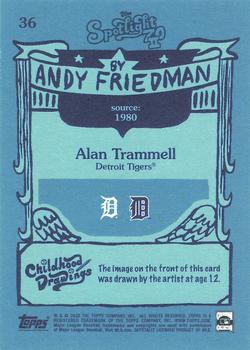 2022 Topps Spotlight 70 II by Andy Friedman #36 Alan Trammell Back