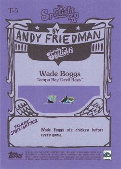 2022 Topps Spotlight 70 II by Andy Friedman - Twilight Chase #T-5 Wade Boggs Back