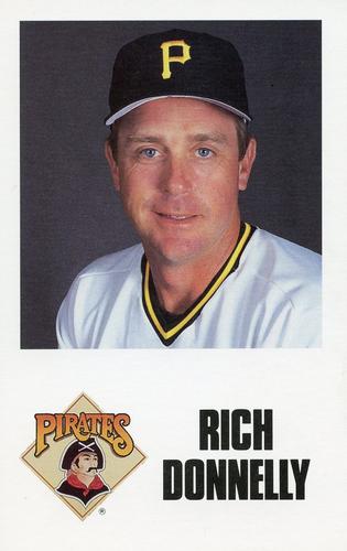 1988 Pittsburgh Pirates Schedule Postcards #NNO Rich Donnelly Front