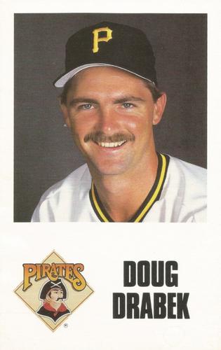 1988 Pittsburgh Pirates Schedule Postcards #NNO Doug Drabek Front