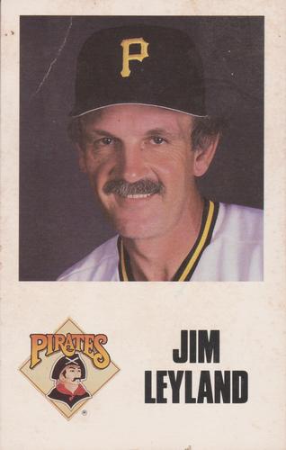 1988 Pittsburgh Pirates Schedule Postcards #NNO Jim Leyland Front