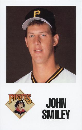 1988 Pittsburgh Pirates Schedule Postcards #NNO John Smiley Front