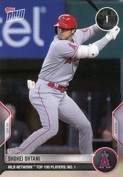 2022 Topps Now MLB Network's Top 100 #T-1 Shohei Ohtani Front
