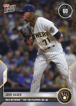 2022 Topps Now MLB Network's Top 100 #T-60 Josh Hader Front