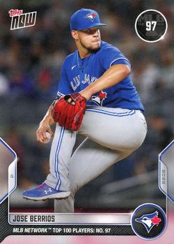2022 Topps Now MLB Network's Top 100 #T-97 Jose Berrios Front