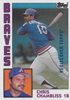 2017 Topps - Rediscover Topps 1984 Topps Stamped Buybacks Blue #50 Chris Chambliss Front