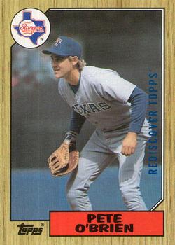 2017 Topps - Rediscover Topps 1987 Topps Stamped Buybacks Blue #17 Pete O'Brien Front