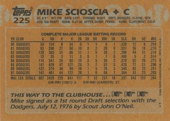 2017 Topps - Rediscover Topps 1988 Topps Stamped Buybacks Blue #225 Mike Scioscia Back