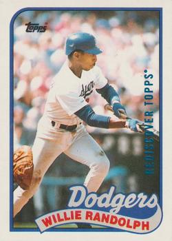 2017 Topps - Rediscover Topps 1989 Topps Traded Stamped Buybacks Blue #100T Willie Randolph Front