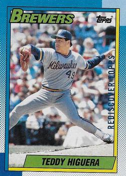 2017 Topps - Rediscover Topps 1990 Topps Stamped Buybacks Blue #15 Teddy Higuera Front