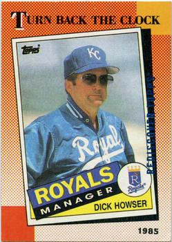 2017 Topps - Rediscover Topps 1990 Topps Stamped Buybacks Blue #661 Dick Howser Front