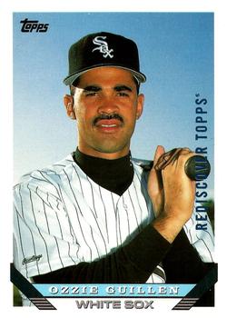 2017 Topps - Rediscover Topps 1993 Topps Stamped Buybacks Blue #474 Ozzie Guillen Front