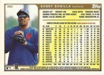 2017 Topps - Rediscover Topps 1999 Topps Stamped Buybacks Blue #282 Bobby Bonilla Back