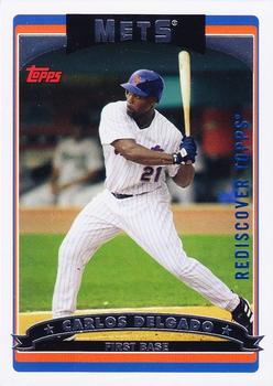 2017 Topps - Rediscover Topps 2006 Topps Stamped Buybacks Blue #125 Carlos Delgado Front