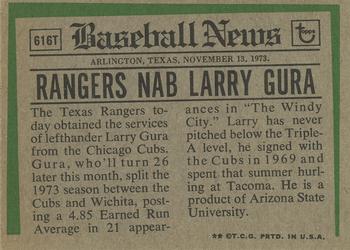 2017 Topps - Rediscover Topps 1974 Topps Traded Stamped Buybacks Bronze #616T Larry Gura Back