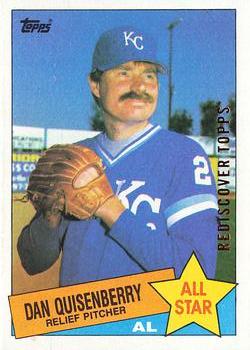 2017 Topps - Rediscover Topps 1985 Topps Stamped Buybacks Bronze #711 Dan Quisenberry Front
