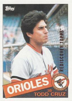 2017 Topps - Rediscover Topps 1985 Topps Stamped Buybacks Bronze #366 Todd Cruz Front