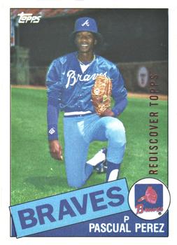 2017 Topps - Rediscover Topps 1985 Topps Stamped Buybacks Bronze #106 Pascual Perez Front